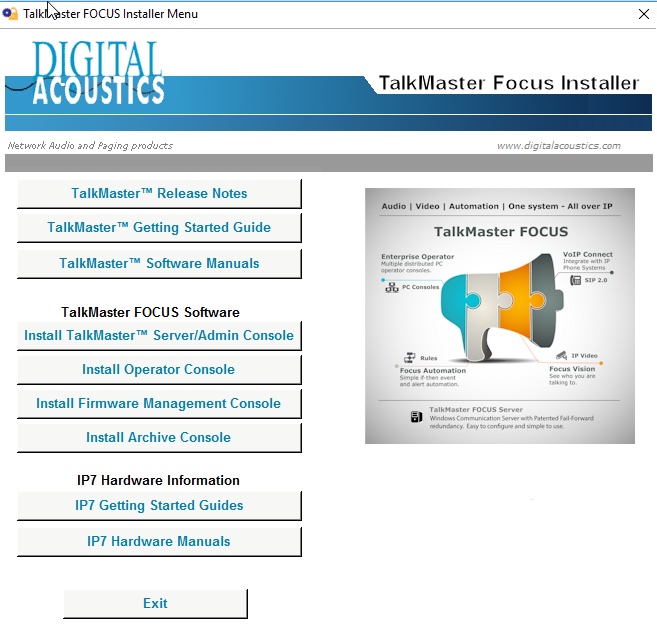 TalkMasterFOCUSInstaller